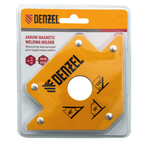 Фиксатор магнитный для сварочных работ, усилие 50 Lb Denzel по ценам производителя в Челябинске с доставкой по всей России