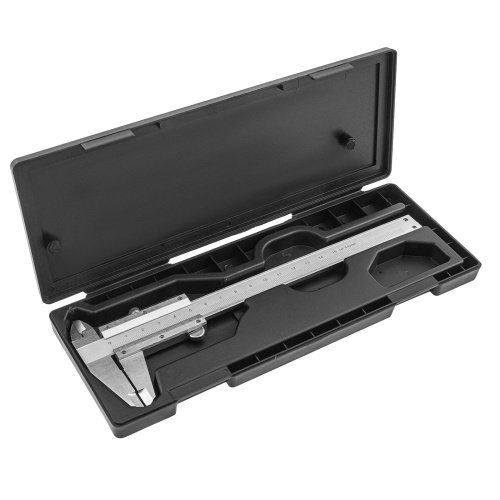 Штангенциркуль, 150 мм, цена деления 0.02 мм, металлический, с глубиномером Matrix по ценам производителя в Челябинске с доставкой по всей России