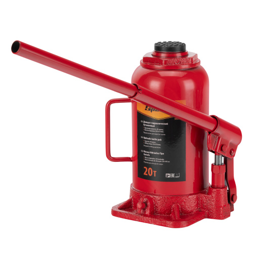 Домкрат гидравлический бутылочный, 20 т, h подъема 250-470 мм Sparta по ценам производителя в Челябинске с доставкой по всей России