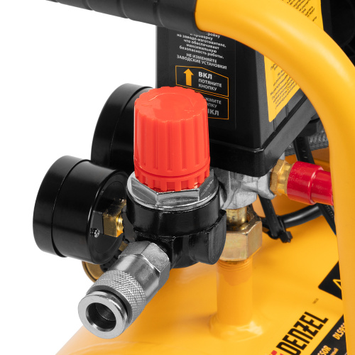 Компрессор DLS950/24 безмаслянный малошумный 950 Вт, 165 л/мин, ресивер 24 л Denzel по ценам производителя в Челябинске с доставкой по всей России