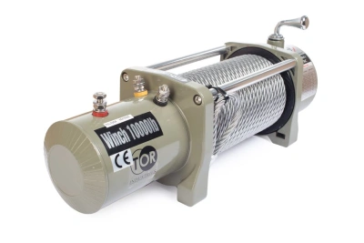 Лебедка автомобильная электрическая 4536кг  28м 12В TOR S10000 по ценам производителя в Челябинске с доставкой по всей России