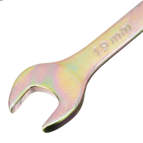 Ключ комбинированный, 19 мм, желтый цинк Сибртех по ценам производителя в Челябинске с доставкой по всей России