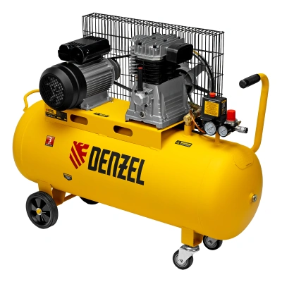 Компрессор воздушный BCI2300/100, ременный привод, 2.3 кВт, 100 литров, 400 л/мин Denzel по ценам производителя в Челябинске с доставкой по всей России