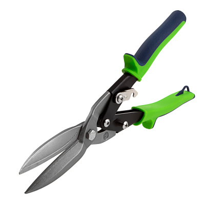 Ножницы по металлу, удлиненные, 285 мм, пряморежущие, двухкомпонентные обрезиненные рукоятки Сибртех по ценам производителя в Челябинске с доставкой по всей России