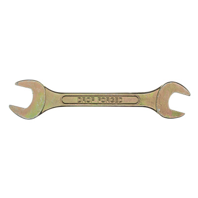 Ключ рожковый, 19 х 22 мм, желтый цинк Сибртех по ценам производителя в Челябинске с доставкой по всей России