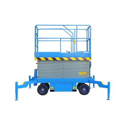 Подъемник ножничный самоходный 500 кг 6/8 м TOR SJY-0,5-6 DC аккумуляторный по ценам производителя в Челябинске с доставкой по всей России