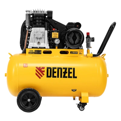 Компрессор воздушный рем. привод BCI 2200/100, 2,2 кВт, 100 литров, 420 л/мин Denzel по ценам производителя в Челябинске с доставкой по всей России