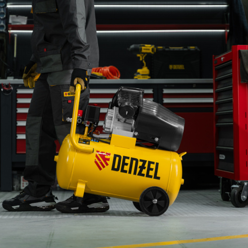 Компрессор воздушный прям. привод DCV1800/50, 1,8 кВт, 50 литров, 320 л/мин Denzel по ценам производителя в Челябинске с доставкой по всей России