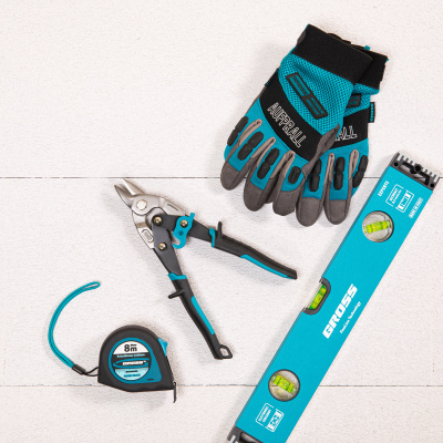 Ножницы по металлу "Piranha", 230 мм, прямой усиленный рез (Bulldog) сталь СrMo, двухкомпонентная рукоятка-ки Gross по ценам производителя в Челябинске с доставкой по всей России