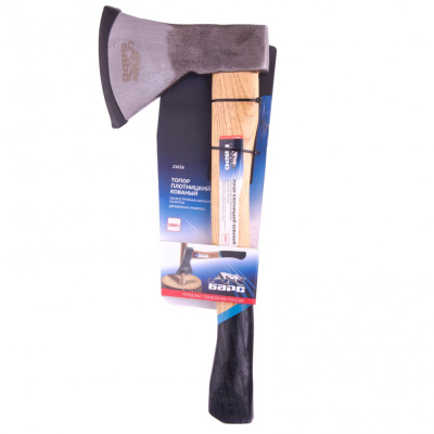 Топор плотницкий, кованый, деревянная рукоятка, 1000 г, пескоструйное покрытие полотна Барс по ценам производителя в Челябинске с доставкой по всей России