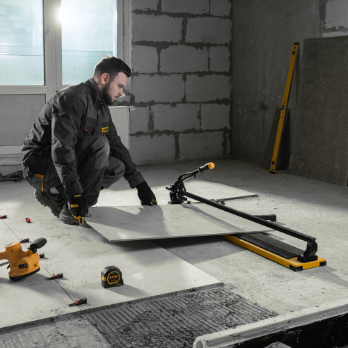 Плиткорез рельсовый 1000х16мм, каретка на подш., стальная станина, усил. рукоятка-пенал Denzel по ценам производителя в Челябинске с доставкой по всей России