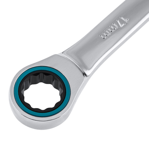 Набор ключей комбинированных с трещоткой, 8-19 мм, 7 шт, CrV Gross по ценам производителя в Челябинске с доставкой по всей России