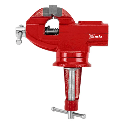 Тиски слесарные, 50 мм, настольные, поворотные, c наковальней MTX по ценам производителя в Челябинске с доставкой по всей России
