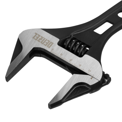 Ключ разводной 185 мм, CrV, кованый, укороченная рукоятка Denzel по ценам производителя в Челябинске с доставкой по всей России