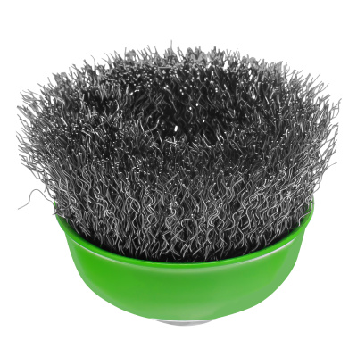 Щетка для УШМ, 65 мм, М14, "чашка", витая проволока 0.3 мм Сибртех по ценам производителя в Челябинске с доставкой по всей России