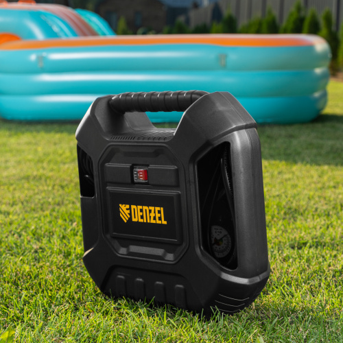 Компрессор воздушный DL1100 1.1 кВт, 180 л/мин, с набором аксессуаров Denzel купить в Москве с доставкой по всей России | ProtosMarket.ru