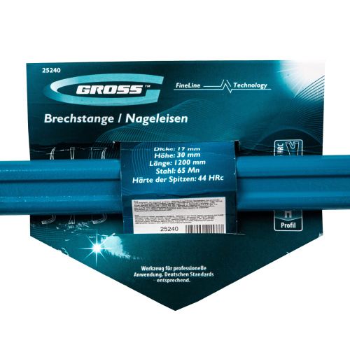 Лом-гвоздодер, двутавровый профиль, 1200х30х17 мм Gross по ценам производителя в Челябинске с доставкой по всей России