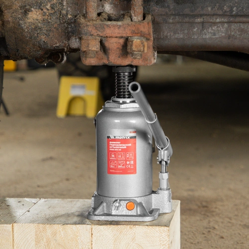 Домкрат гидравлический бутылочный, 20 т, h подъема 244-449 мм Matrix по ценам производителя в Челябинске с доставкой по всей России