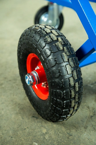 Тележка для газовых баллонов TOR ГБ-2, 2 баллона (250 пневмо колеса + 160 поворотное) по ценам производителя в Челябинске с доставкой по всей России