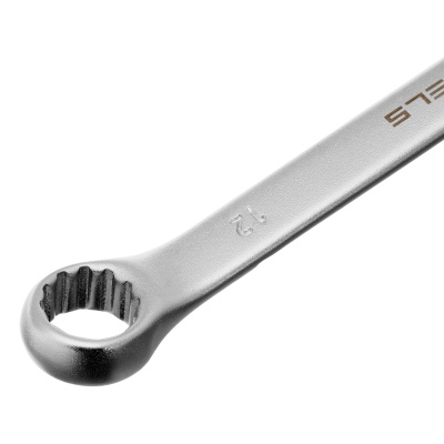 Ключ комбинированный, 12 мм, CrV, матовый хром Stels по ценам производителя в Челябинске с доставкой по всей России