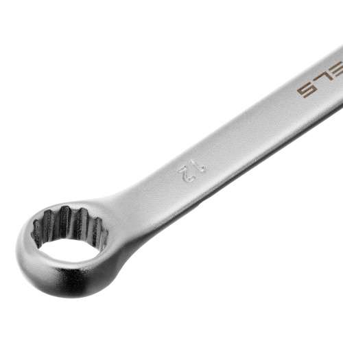 Ключ комбинированный, 12 мм, CrV, матовый хром Stels по ценам производителя в Челябинске с доставкой по всей России