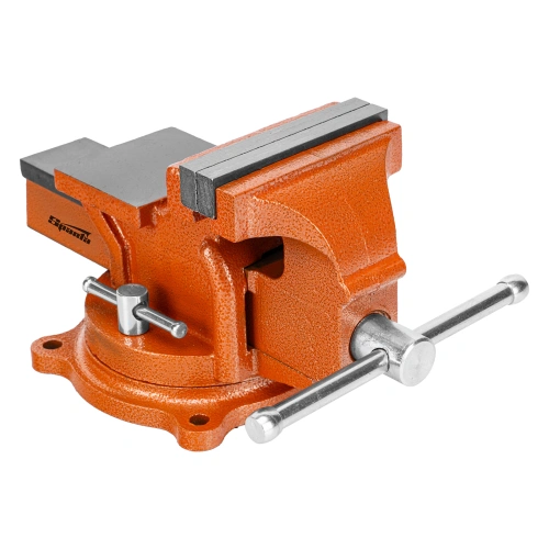 Тиски слесарные, 100 мм, поворотные, с наковальней Sparta по ценам производителя в Челябинске с доставкой по всей России