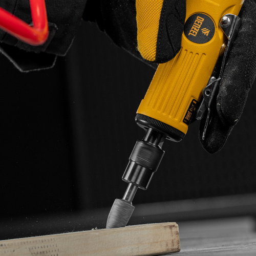 Пневмошлифмашина прямая PGS25000, 25000 об/мин, 10 шлиф. камней, цанга - 3, 6 мм, 113 л/мин Denzel по ценам производителя в Челябинске с доставкой по всей России