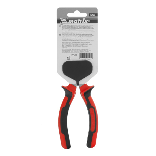 Длинногубцы изогнутые Nickel, 180 мм, никелированные, двухкомпонентные рукоятки Matrix по ценам производителя в Челябинске с доставкой по всей России