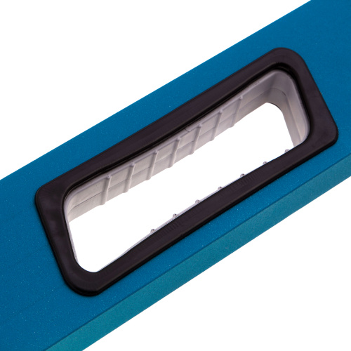 Уровень алюминиевый, 1000 мм, усиленный с ударопрочными заглушками, рукоятки, 3 глазка Gross по ценам производителя в Челябинске с доставкой по всей России