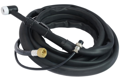 Горелка сварочная TIG  с газовым охлаждением WP-17 (2-pin, 4м) / Torch for TIG welding по ценам производителя в Челябинске с доставкой по всей России