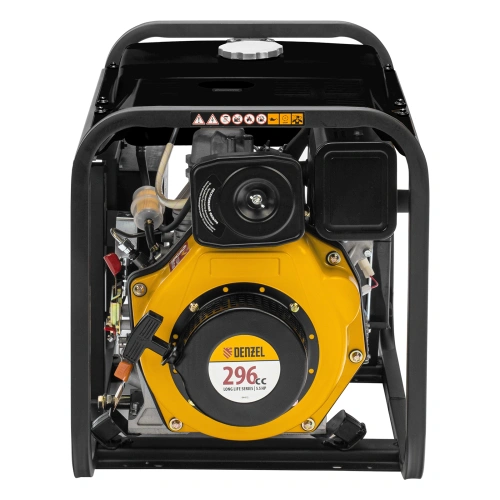 Генератор дизельный DES-32E, 3,2 кВт, 230 В, 11 л, электростартер Denzel по ценам производителя в Челябинске с доставкой по всей России