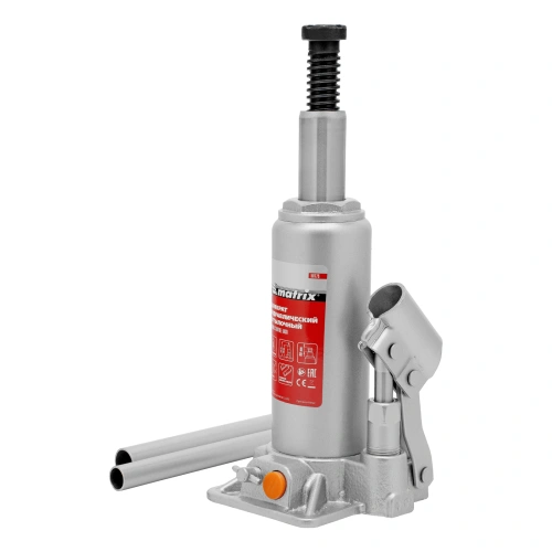 Домкрат гидравлический бутылочный, 4 т, h подъема 194-372 мм, в пластиковом кейсе Matrix по ценам производителя в Челябинске с доставкой по всей России