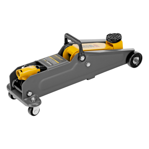 Домкрат гидравлический подкатной, 2 т, 135-385 мм, в пласт. кейсе Denzel по ценам производителя в Челябинске с доставкой по всей России