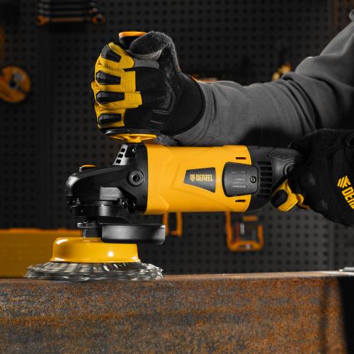 Машина шлифовальная угловая AG150-1500, 1500 Вт, 150 мм, 8500 об/мин Denzel по ценам производителя в Челябинске с доставкой по всей России