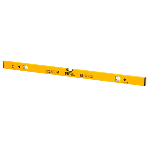 Уровень алюминиевый, 1000 мм, фрезерованный, 3 глазка Denzel по ценам производителя в Челябинске с доставкой по всей России