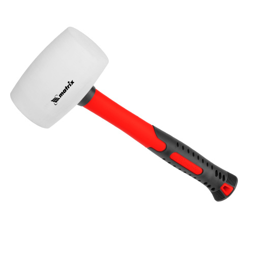 Киянка резиновая, 450 г, белая резина, фибергласовая рукоятка Matrix по ценам производителя в Челябинске с доставкой по всей России