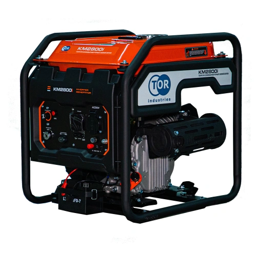 Генератор бензиновый инверторный 2,8 кВт 220В 12 л с электростартером TOR KM2800i по ценам производителя в Челябинске с доставкой по всей России