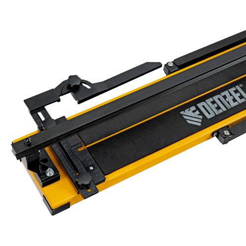 Плиткорез рельсовый 800х16мм, каретка на подш., стальная станина, усил. рукоятка-пенал Denzel по ценам производителя в Челябинске с доставкой по всей России