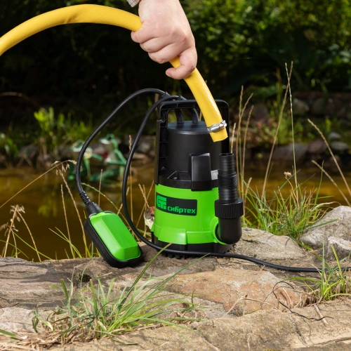 Дренажный насос для чистой воды СДН300-5, 300 Вт, напор 6.5м, 6500 л/ч Сибртех по ценам производителя в Челябинске с доставкой по всей России