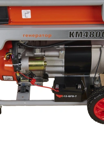 Генератор бензиновый 3,3 кВт 220В 16 л с электростартером и колесами TOR KM4800H по ценам производителя в Челябинске с доставкой по всей России