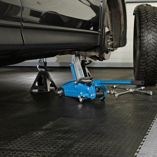 Домкрат гидравлический подкатной, 2 т, h подъема 140-340 мм Stels по ценам производителя в Челябинске с доставкой по всей России