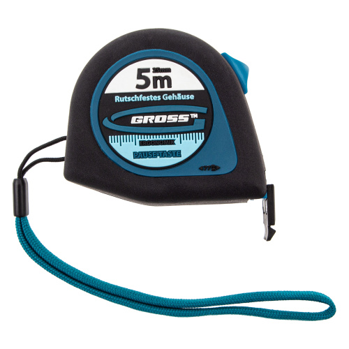 Рулетка "Ergonomisch",5 м x 25 мм,магнитный обрезиненный зацеп Gross по ценам производителя в Челябинске с доставкой по всей России