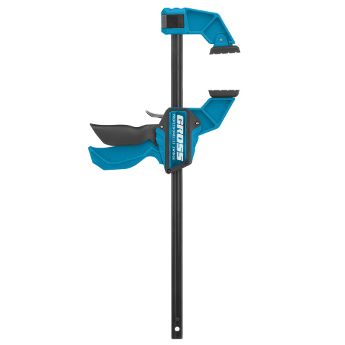 Струбцина реечная, быстрозажимная, пистолетного типа, пошаговый механизм, пластиковый корпус, 300 мм Gross по ценам производителя в Челябинске с доставкой по всей России