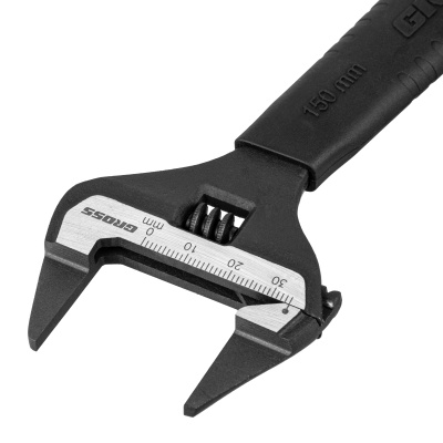 Ключ разводной, 150 мм, CrV, ультратонкие губки Gross по ценам производителя в Челябинске с доставкой по всей России