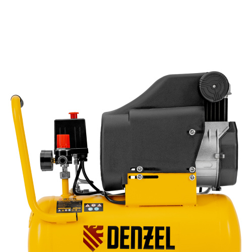 Компрессор воздушный DLC1300/24 безмасляный 1.3 кВт, 24 литра, 206 л/мин Denzel по ценам производителя в Челябинске с доставкой по всей России
