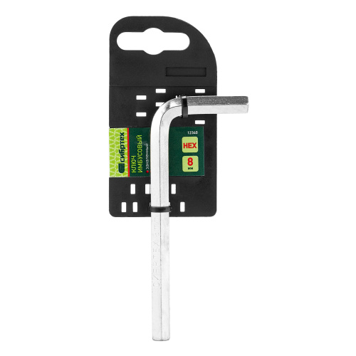 Ключ имбусовый HEX, 8 мм, 45x, закаленный, никель Сибртех по ценам производителя в Челябинске с доставкой по всей России