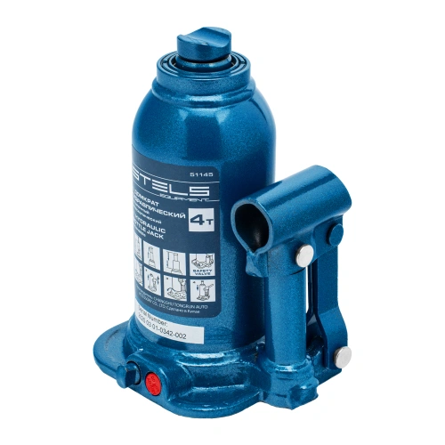 Домкрат гидравлический бутылочный телескопический, 4 т, подъем 170-420 мм Stels по ценам производителя в Челябинске с доставкой по всей России