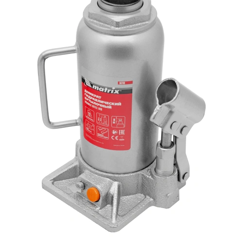 Домкрат гидравлический бутылочный, 12 т, h подъема 230-465 мм Matrix по ценам производителя в Челябинске с доставкой по всей России