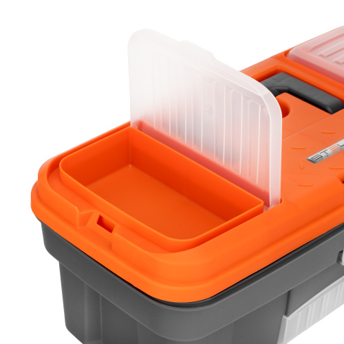 Ящик для инструмента с мет. замками 16", 410х210x175 мм Stels по ценам производителя в Челябинске с доставкой по всей России