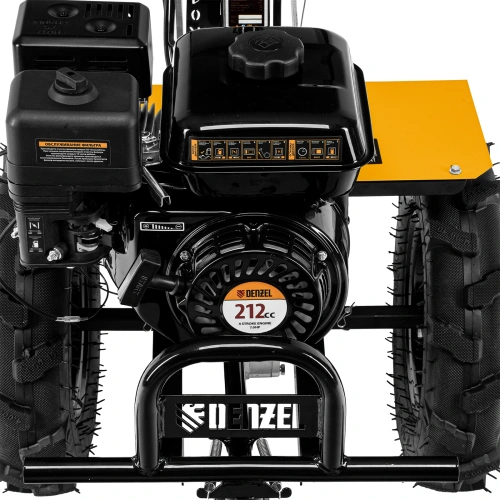 Мотоблок DPT-370X, 7 л.с, дисковое сцепление, ширина 90 см, глубина 35 см, фрез 3 х 4, ВОМ, передачи 3В/1Н Denzel по ценам производителя в Челябинске с доставкой по всей России